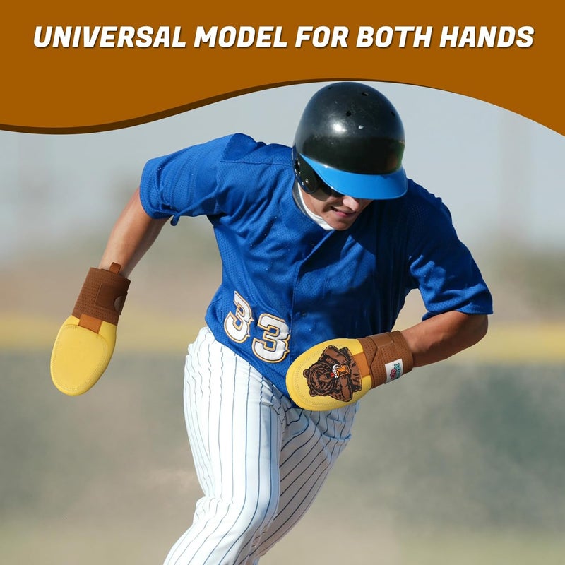 Big Crazy Baseball Sliding Mitt Youth and Adult, Drippy Drip Accessory, Flexible Breathable Durable, Funny Design - Image 5